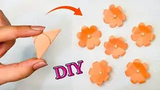 Super Easy Paper Flower Craft | How to make Paper Flower | DIY Paper Flower #flowers