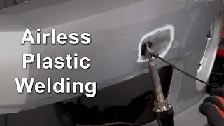 Airless Plastic Welding - Repairing a Tear in the Face of a Bumper Cover