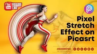 PIXEL STRETCH EFFECT ON PICSART 