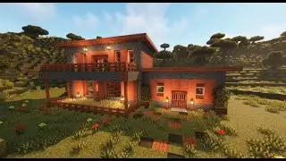 Minecraft | How To Build A STARTER Acacia House