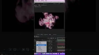 Smoky logo VFX experiment in After Effects
