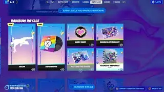 Fortnite New Item Shop Rainbow Royale Pride Bundle Pack
