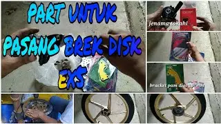 ex5 dream : part untuk pasang brek disc