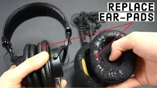 EASY Replace Sony MDR 7506 Ear-Pads DIY