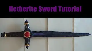 Netherite Sword Tutorial - Technoblade design