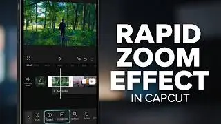 Rapid zoom effect in CAPCUT