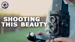 Shooting a Twin Lens Reflex. These cameras are so cool!