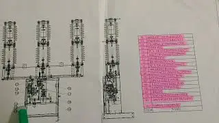 33 KV circuit Breakers Parts #Inside #Outside #sub station #Power Plant