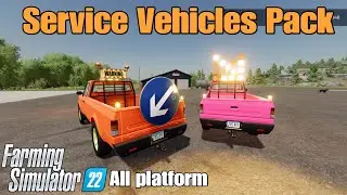 Service Vehicles Pack   / FS22 mod for all platforms