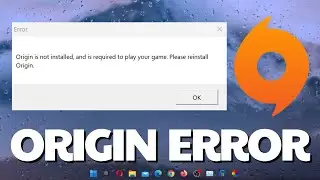 ORIGIN is not installed and is required to play your game | Windows ✅🔥