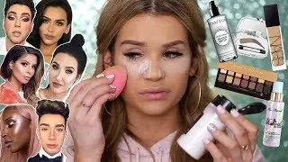 Full Face TESTING BEAUTY GURUS Makeup FAVORITES! WORTH it or TOSS it?!