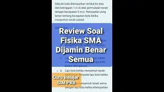 Review Fisika P3K SIM PKB SMA