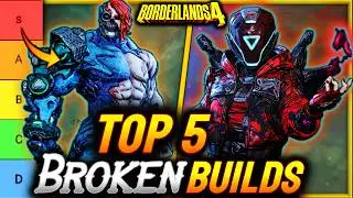 Borderlands 4 | NEW TOP 5 BEST BUILDS Ranked