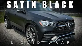 Satin Black Liquid Wrap