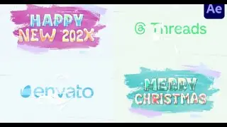 Happy New Year 2024 Logo for After Effects | After Effects template - Envato elements