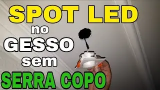 How to Install LED Spotlights on Plasterboard without a Hole Saw.