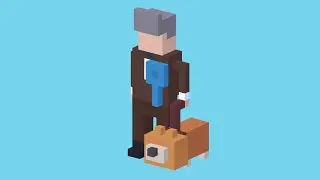 How To Unlock The “BEST IN SHOW” Character, In The “DOGS” Area, In CROSSY ROAD! 🐕