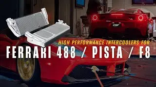 Ferrari 488 / Pista / F8 High-Performance Intercoolers from CSF by PWR