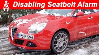 3 Ways to Disable Seat Belt Alarm, Beep, Sound on Alfa Romeo Giulietta
