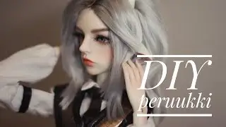 DIY peruukki BJD nukelle
