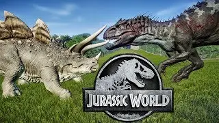 Jurassic World Evolution - Обзор раскрасок у динозавров!#7