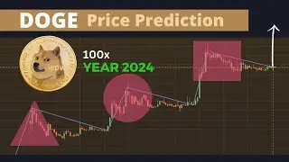 Doge price prediction 2024 - best cryptocurrency 2024 - pennant pattern #crypto #doge #bullrun
