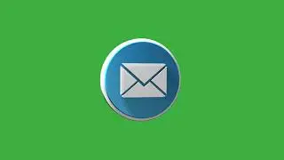 Free Green Screen Mail 1 icon | no copyright | Chroma key - Free Green Screen Effects