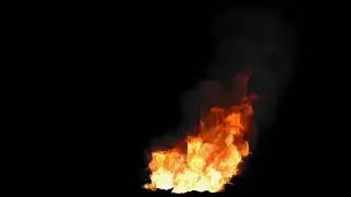 fire explosion VFX black screen