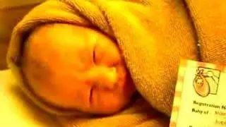 Miranda...10 minutes old
