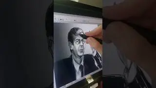 X Files The Smoking Man | Portrait Time Lapse 👽🔥🎨 