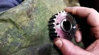 Опель Зафира снятие шестерни коленвала