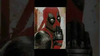 Deadpool Pixel Art 😈/Minecraft Pixel Art #shorts #CrazyyHunterr