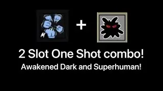 2 Slot One Shot Combo with Awakened Dark! Mobile Friendly! (Blox Fruits)