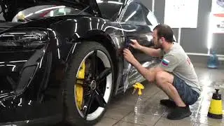Полная оклейка Porsche taycan