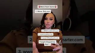 Part 2 work from home become a Freight/ Truck dispatcher