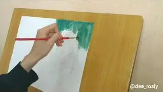 Watercolor painting an Afghans Lady - Time-Lapse #3