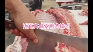 近距离感受剔肉技巧