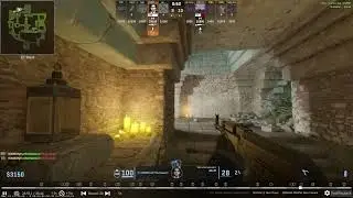 CS2 - premier cheater guided me to prefire hs vs another cheater