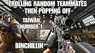 TROLLING FOREIGNER TEAMMATE THEN POPPING OFF WITH A SNIPER...