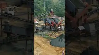 Stone sand production line site