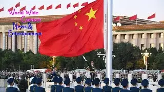 WoWWC - Flag-raising ceremony at Tiananmen Square to celebrates PRC’s 75th anniversary