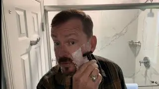 Holiday Travel Shave- HC&C “Alone” Soap & Aftershave, Pearl Flexi Razor, KENSURFS Summer 2023 Brush.