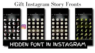 5 Hidden fonts in instagram || Make instagram story more attentive | Secrat instagram font for story