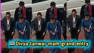 ips divya tanwar mam//Grand entry in ias drishti prayagraj 🥰..