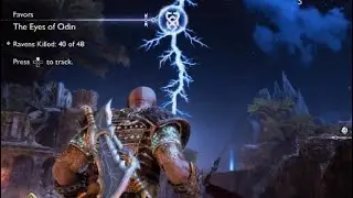 God of War Ragnarok Eyes of Odin Raven Location Northern The Plains Crater Vanaheim