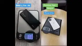 iPhone 12 Pro & Huawei P40 Lite weight