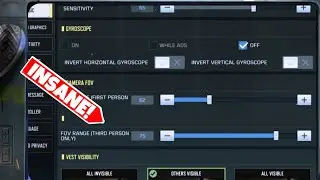 BEST FOV SETTING IN CALL OF DUTY MOBILE BR