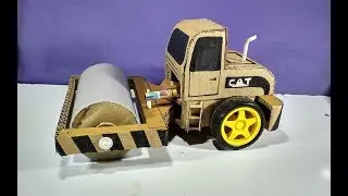 How to make a RC Road Roller from Cardboard