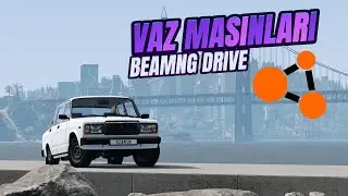 VAZla Şəhərdə iki Təkər BeamNG Drive