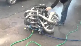 Как звучит 2 тактный 8 цилиндровый двигатель